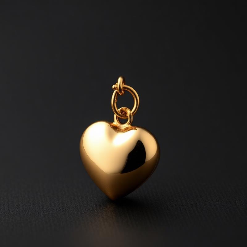 Gold Heart Charm