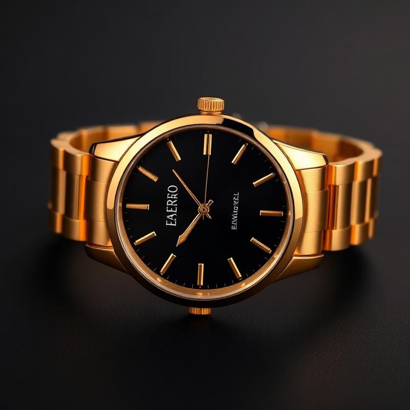 Noir Dial Watch
