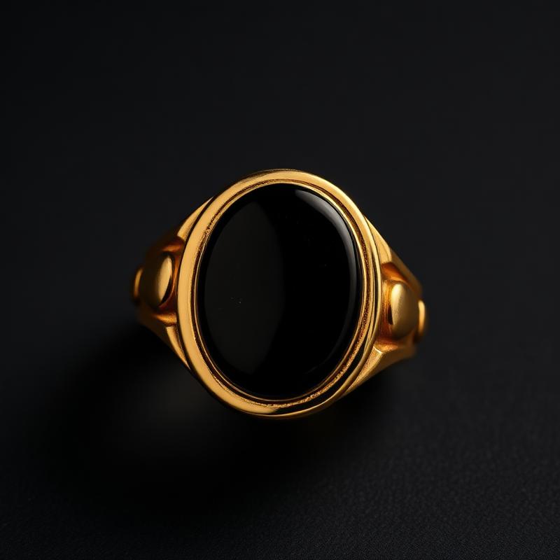 Noir Signet Ring