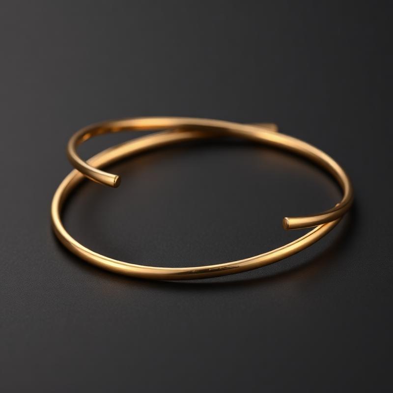 Thin Gold Bangle