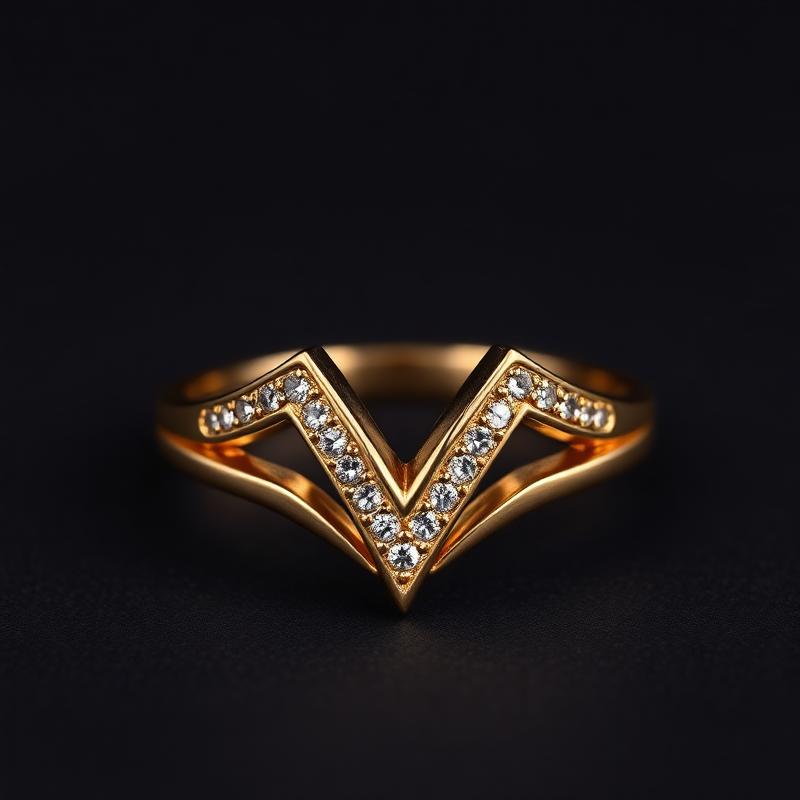 Vela Chevron Ring